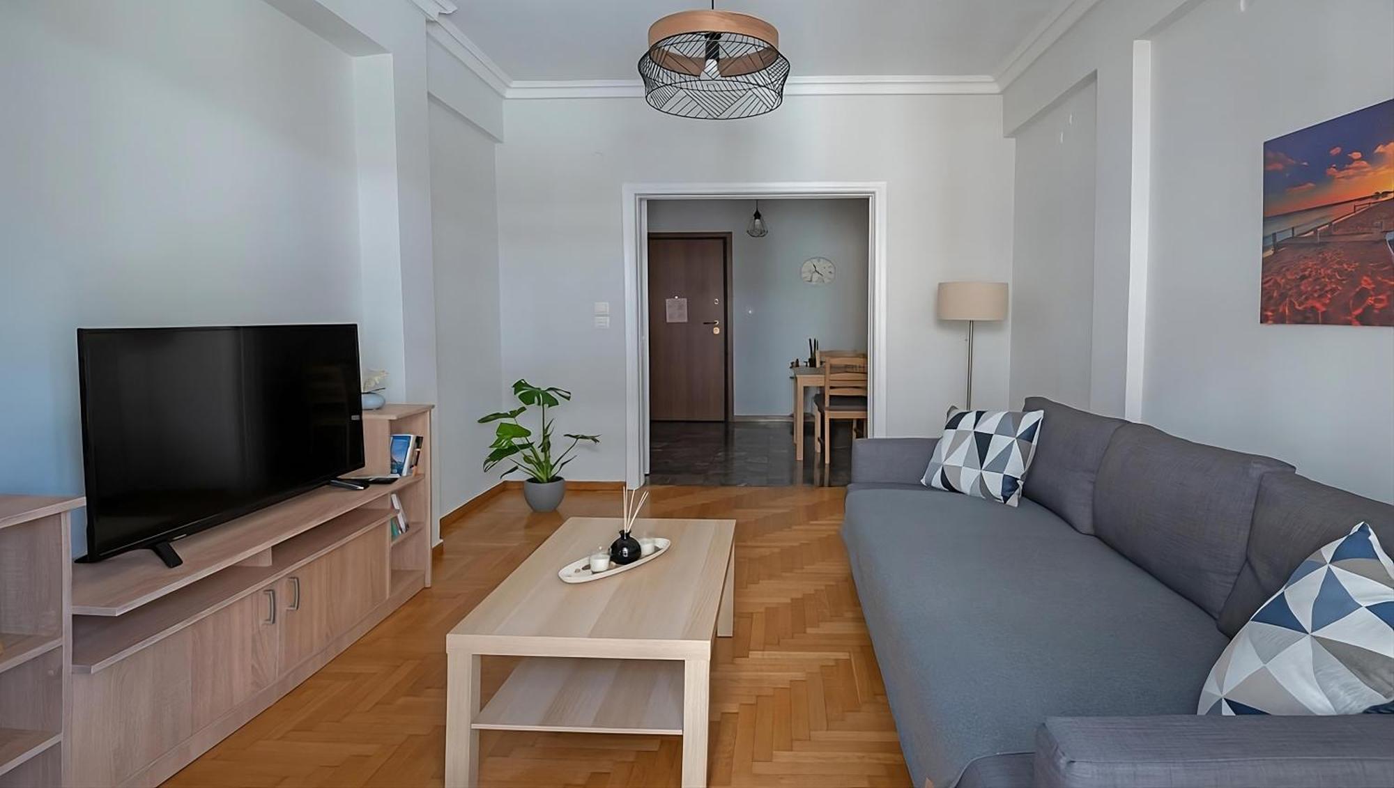 Entire Apt, 3Rd Floor, 1 Bedroom Athens Luaran gambar