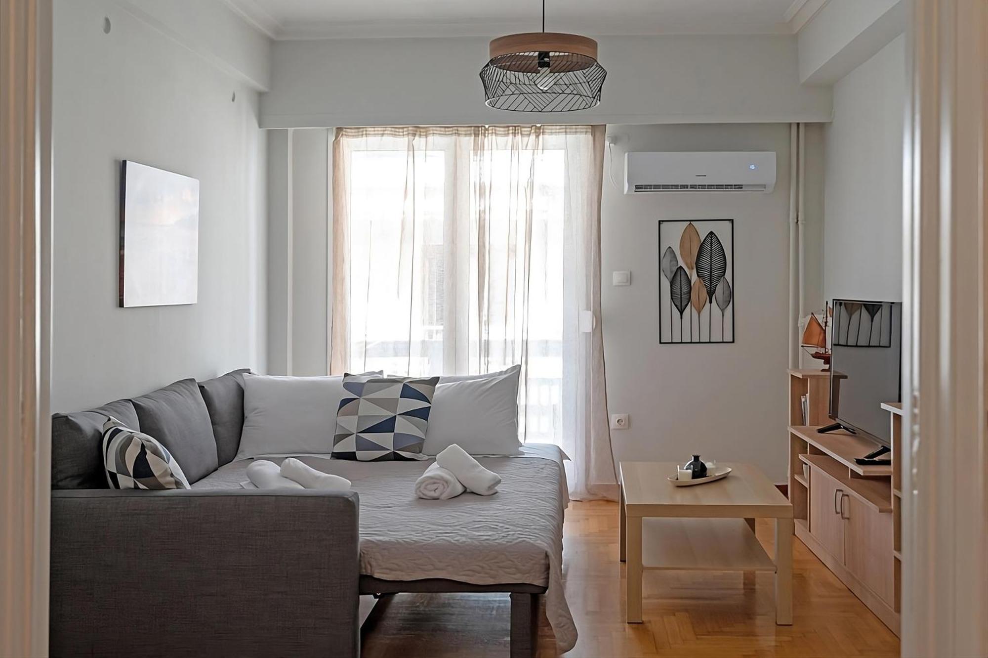 Entire Apt, 3Rd Floor, 1 Bedroom Athens Luaran gambar