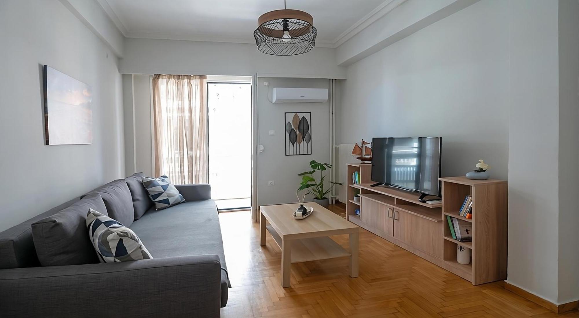 Entire Apt, 3Rd Floor, 1 Bedroom Athens Luaran gambar