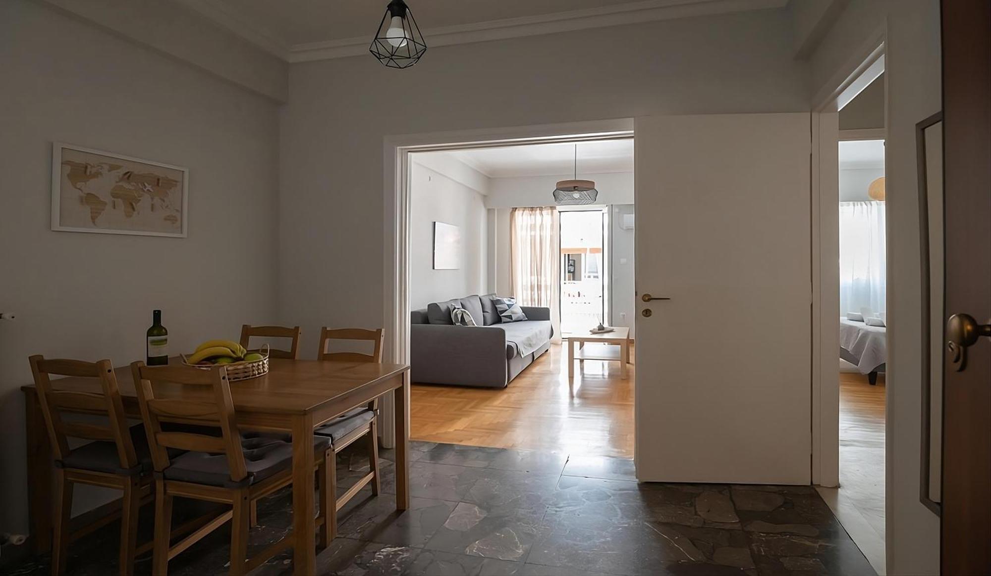 Entire Apt, 3Rd Floor, 1 Bedroom Athens Luaran gambar